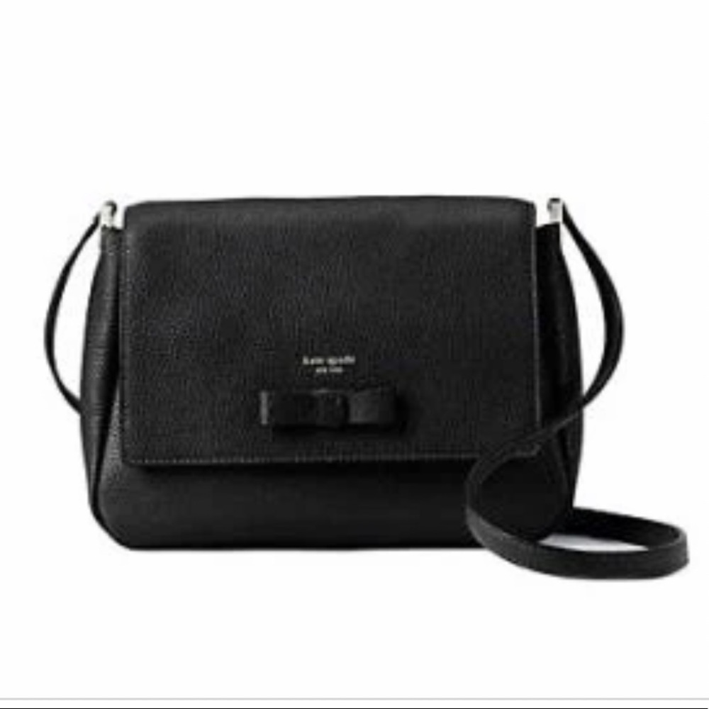 Kate Spade New York Pershing Street Avva crossbody handbag black genuine leather